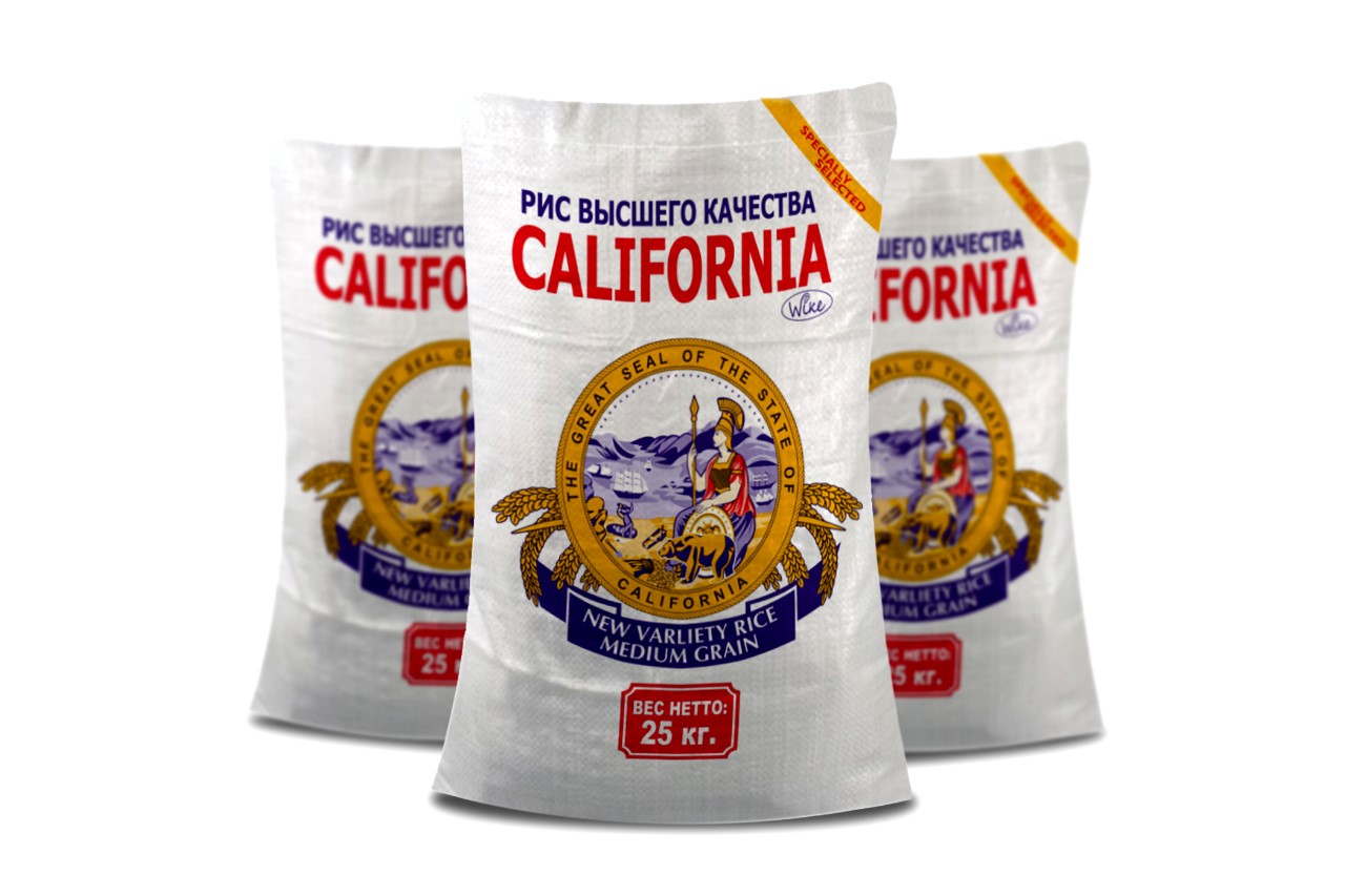 Рис Калифорния (California) мешок 25 кг. производство Wike (Уайк)