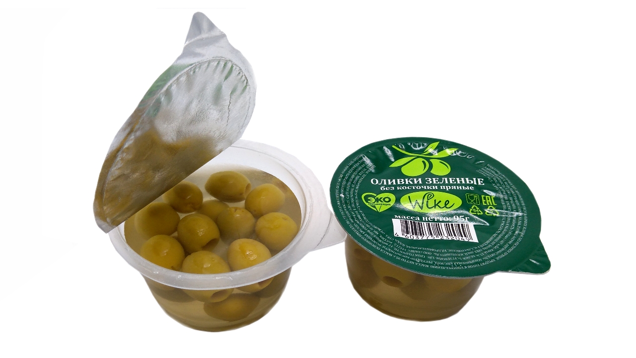 Натуральные оливки без косточки порционные свое производство