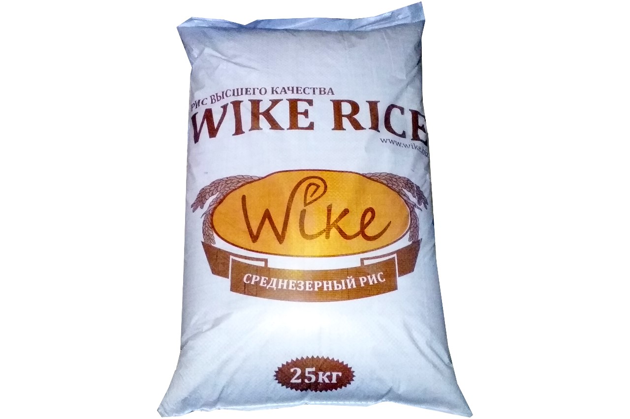 Рис Wike Rice мешок 25 кг. производство Wike (Уайк)